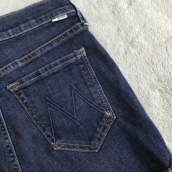 MOTHER The Charmer Fray Patch Shorts Girl Crush 24 - Picture 14 of 15